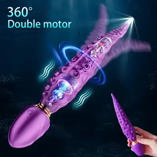 "O" HEAVENS "OH" OCTOPUS TWISTER WAND PURPLE