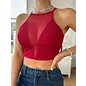 "O" HEAVENS "O" HEAVENS MESH CAMI TOP