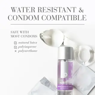 SYSTEM JO JO ALL IN ONE SILICONE MASSAGE OIL LAVENDER 4OZ