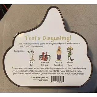 KHEPER GAMES THATS DISGUSTING DRINKING GAME