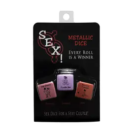 KHEPER GAMES S*X! METALLIC DICE