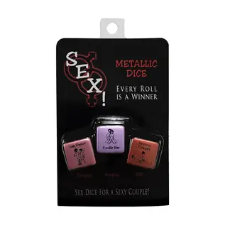 KHEPER GAMES S*X! METALLIC DICE