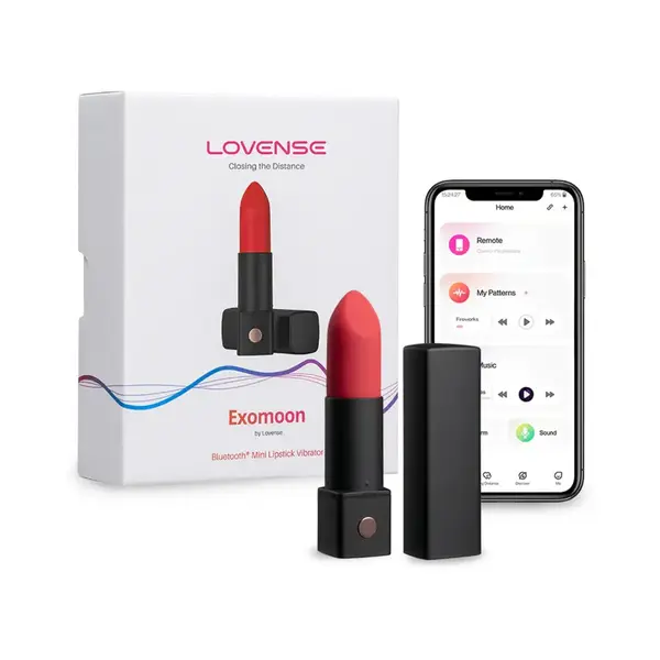 LOVENSE LIPSTICK VIBE EXOMOON APP/BLUETOOTH