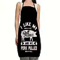 "O" HEAVENS "O" HEAVENS PULL PORK APRON BLACK
