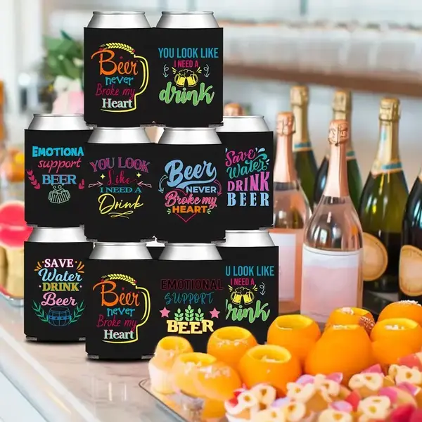 "O" HEAVENS FUNNY CAN COOLER VARIOUS