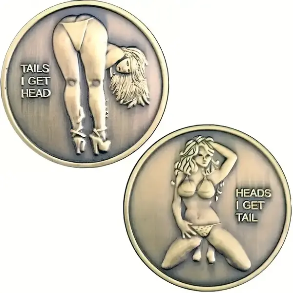 "O" HEAVENS HEADS OR TAILS NOVELTY COIN