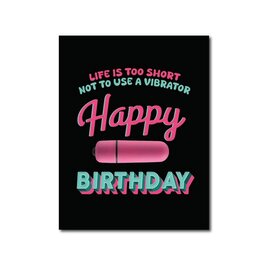 NAUGHTY VIBE GREETING CARD