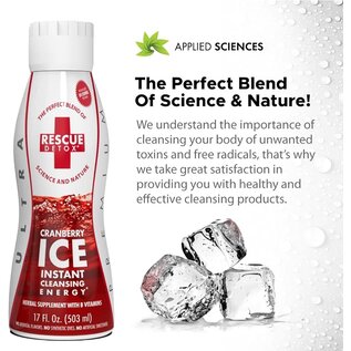 RESCUE DETOX CRANBERRY ICE 17 OZ