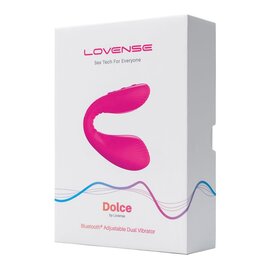 LOVENSE LOVENSE DOLCE ADJUSTABLE DUAL C-SHAPE VIBE PINK