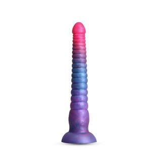 NS NOVELTIES COLOURS STACKED DILDO RIBBED 9"