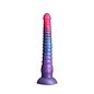 NS NOVELTIES DILDO COLOURS STACKED RIBBED 9"
