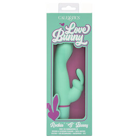 CALIFORNIA EXOTICS LOVE BUNNY ROCKIN G BUNNY GREEN
