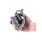 NS NOVELTIES RENEGADE PINNACLE PROSTATE C-RING AND GYRATING PLUG WITH REMOTE GREY