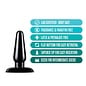 BLUSH BLUSH BASIC PLUG MEDIUM BLACK