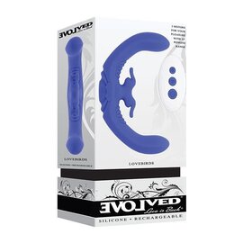 EVOLVED NOVELTIES EVOLVED LOVEBIRDS RABBIT DUAL END  W/REMOTE