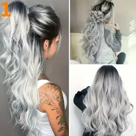 "O" HEAVENS "O" HEAVENS WIG OMBRE BLACK GREY