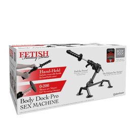 PIPEDREAM FETISH FANTASY BODY DOCK PRO SEX MACHINE - BLACK