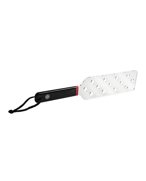 SPORTSHEETS PADDLE SAFFRON ACRYLIC CLEAR