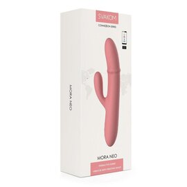 SVAKOM MORA NEO RABBIT THRUSTING APP CONTROLED PINK
