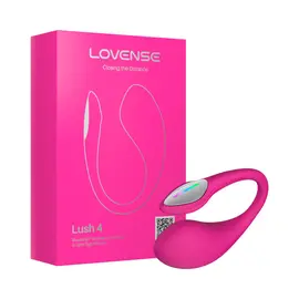 LOVENSE LUSH 4 G SPOT VIBE BLUETOOTH EGG PINK