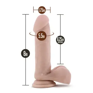 BLUSH DR SKIN POSABLE THICK TRIPLE DENSITY 9" VANILLA