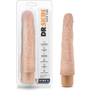 BLUSH VIBE DILDO DR SKIN VIBE BEIGE 9" #2