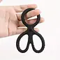 "O" HEAVENS "O" HEAVENS C RING & SPREADER RIDGED BLACK