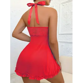 "O" HEAVENS "O" HEAVENS LACE BABY DOLL AND THONG