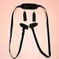 "O" HEAVENS POSITION STRAPS W/CUFFS BLACK