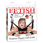 "O" HEAVENS "O" HEAVENS POSITION STRAPS WITH CUFFS BLACK