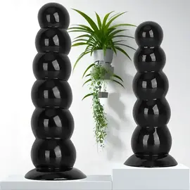 "O" HEAVENS PLUG "OH" BUMPS LARGE BLACK