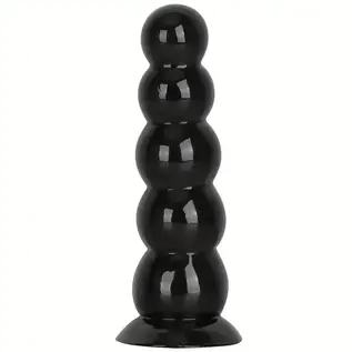 "O" HEAVENS BUMPS ANAL PLUG BLACK LARGE