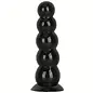 "O" HEAVENS BUMPS ANAL PLUG BLACK LARGE