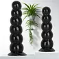 "O" HEAVENS BUMPS ANAL PLUG BLACK SMALL