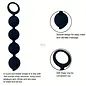 "OH" STRING OF BEADS BLACK SILICONE XSMALL