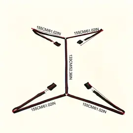 "O" HEAVENS "OH" STRAPS UNDER THE BED BLACK