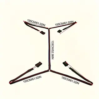 "O" HEAVENS "O" HEAVENS STRAPS UNDER THE BED BLACK