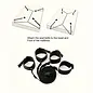 "OH" UNDER THE BED RESTRAINTS BLACK