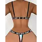"O" HEAVENS SEXY BABY BRA & PANTY TIE-DYE
