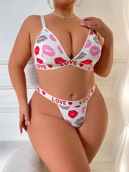 "O" HEAVENS KISS'S N LOVE 2 PC PINK/PURPLE