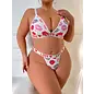 "O" HEAVENS KISS'S N LOVE BRA & PANTY PINK/PURPLE