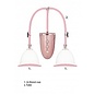 SHOTS AMERICA LLC PUMPED RECHARGEABLE BREAST PUMP ROSE GOLD