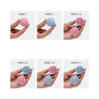 LELO MINI KEGEL BALLS PINK/BLUE