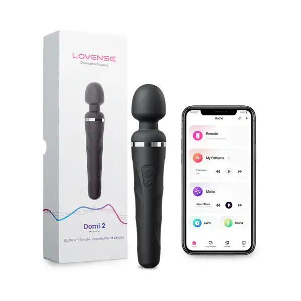 LOVENSE WAND DOMI 2 APP/BLUETOOTH BLACK