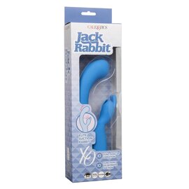 CALIFORNIA EXOTICS JACK RABBIT ELITE SUCTION VIBE BLUE