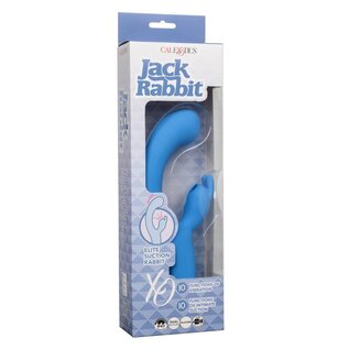 CALIFORNIA EXOTICS JACK RABBIT ELITE SUCTION VIBE BLUE