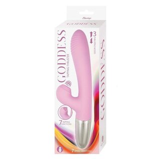 NASS TOYS RABBIT GODDESS CLIT SUCTION, TAPPING THRUSTER PINK
