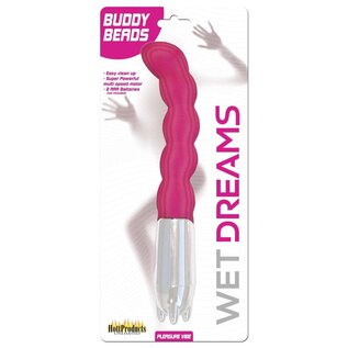 HOTT PRODUCTS WET DREAMS BUDDY BEADED VIBE PINK