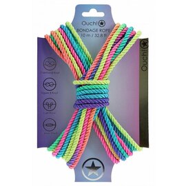 SHOTS AMERICA LLC OUCH! ROPE NYLON MULTICOLOR