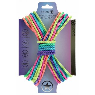 SHOTS AMERICA LLC OUCH! ROPE NYLON MULTICOLOR